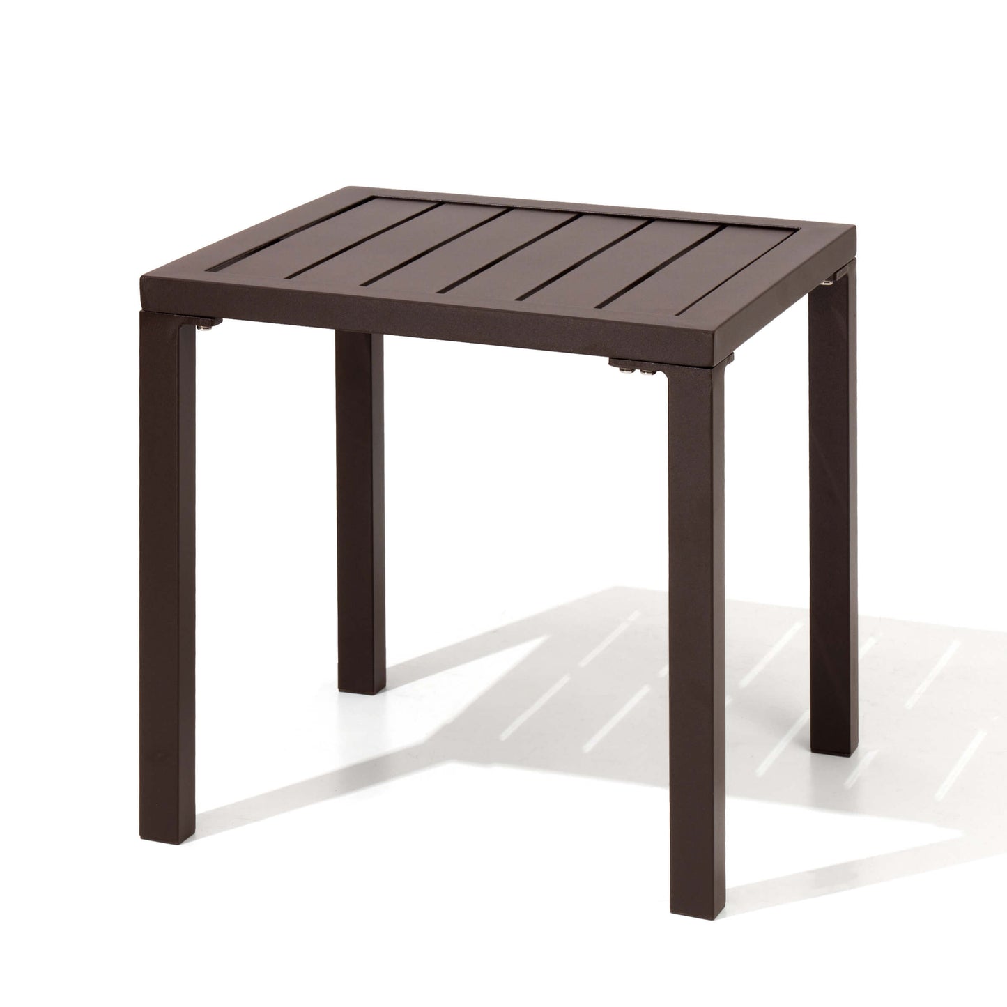 16x16" Aluminum Outdoor Square Side Table