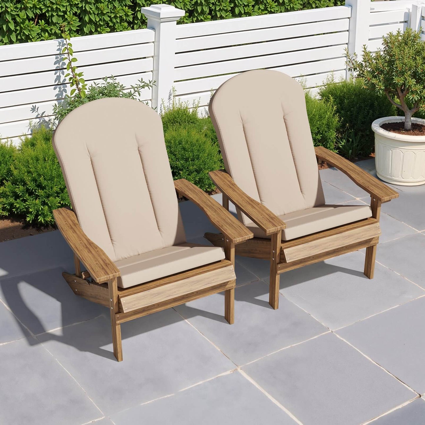 50x20" Outdoor Adirondack Chair Cushion