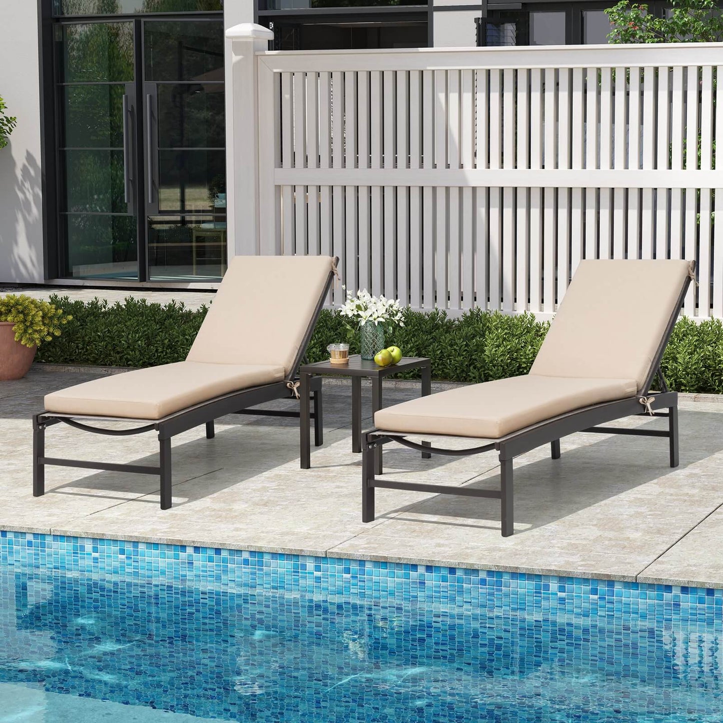 Sunbrella Outdoor Chaise Lounge Cushion