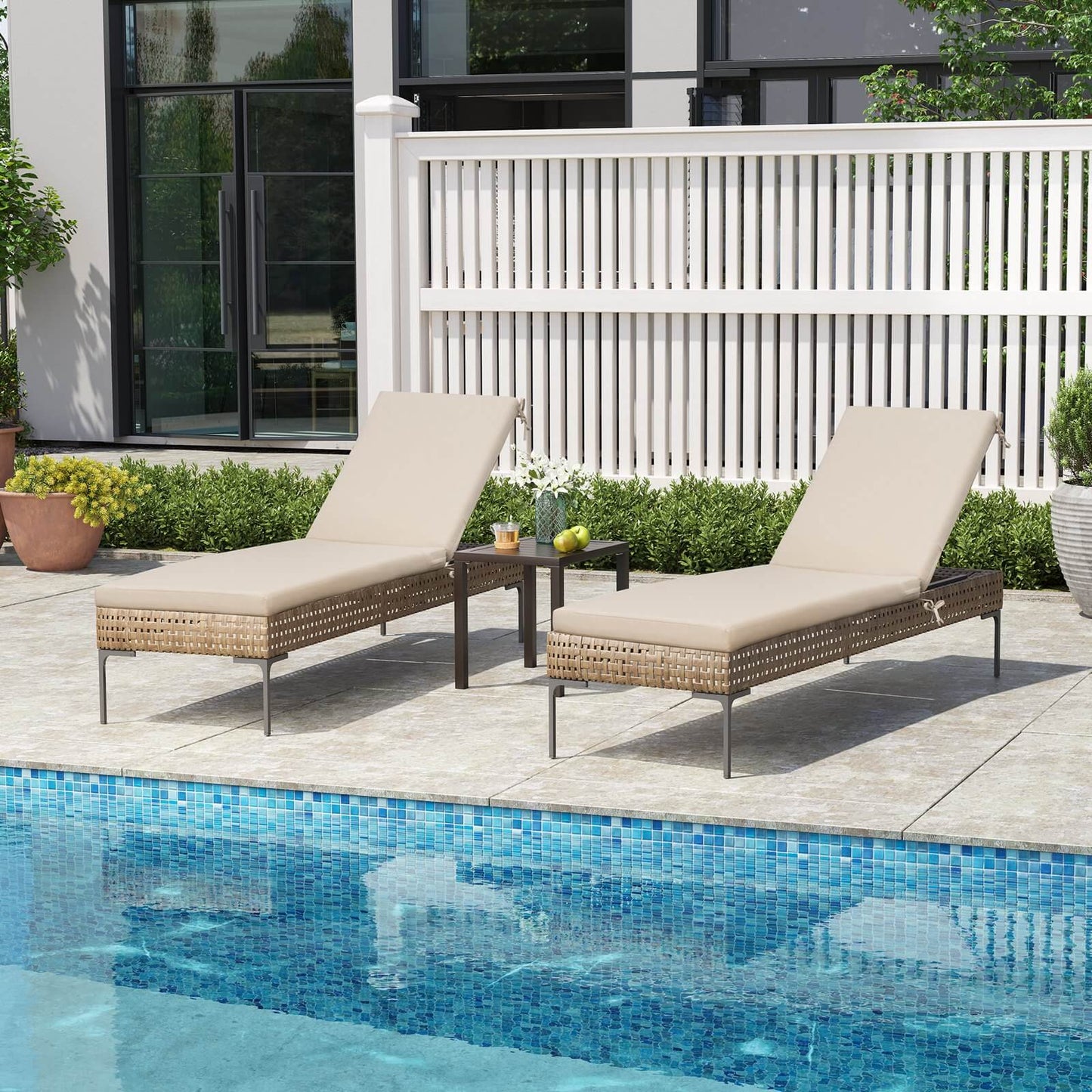 Sunbrella Outdoor Chaise Lounge Cushion