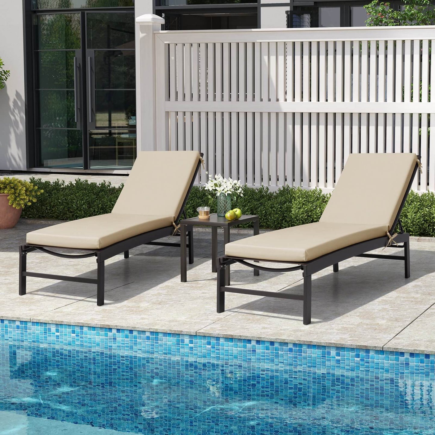 Sunbrella Outdoor Chaise Lounge Cushion