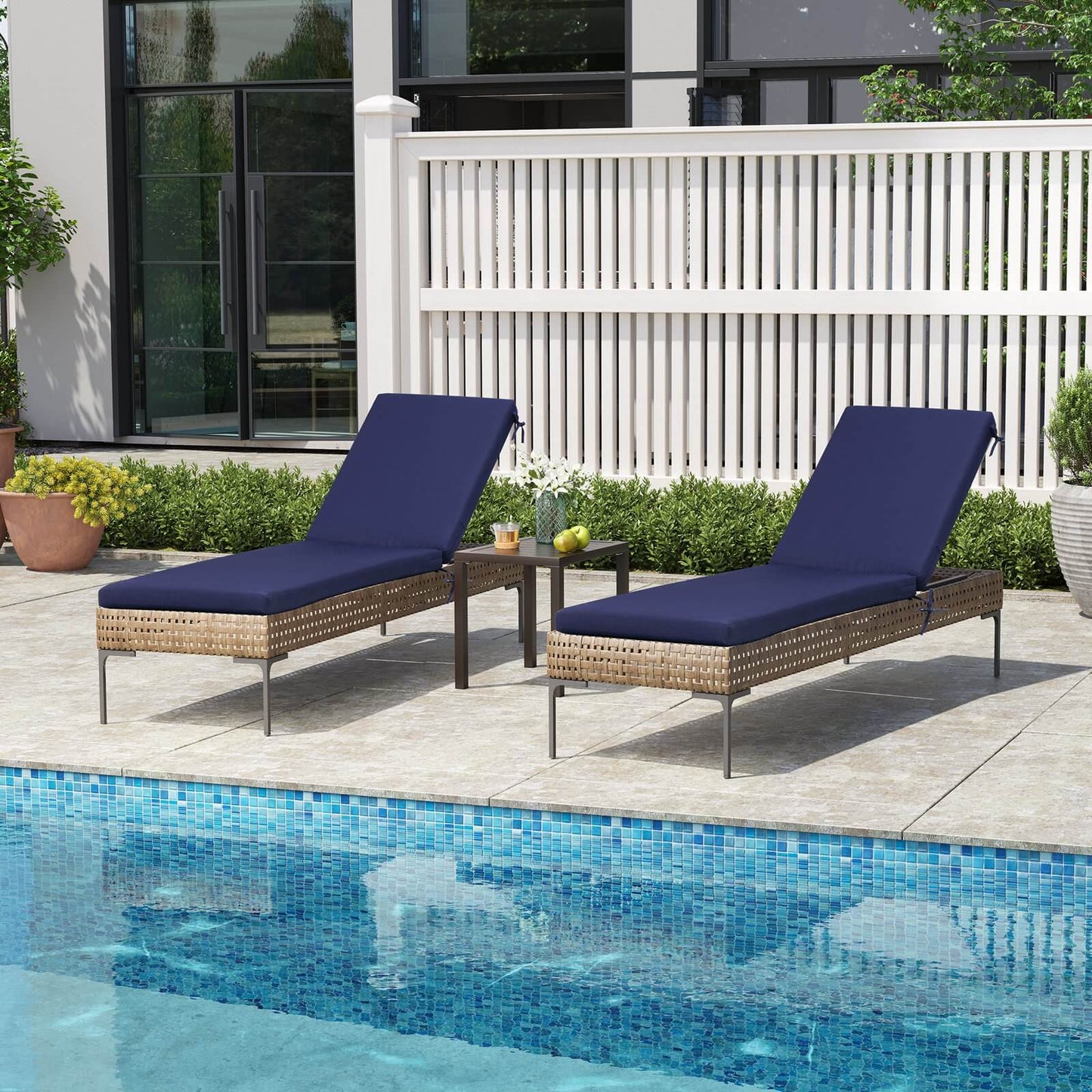 Sunbrella Outdoor Chaise Lounge Cushion