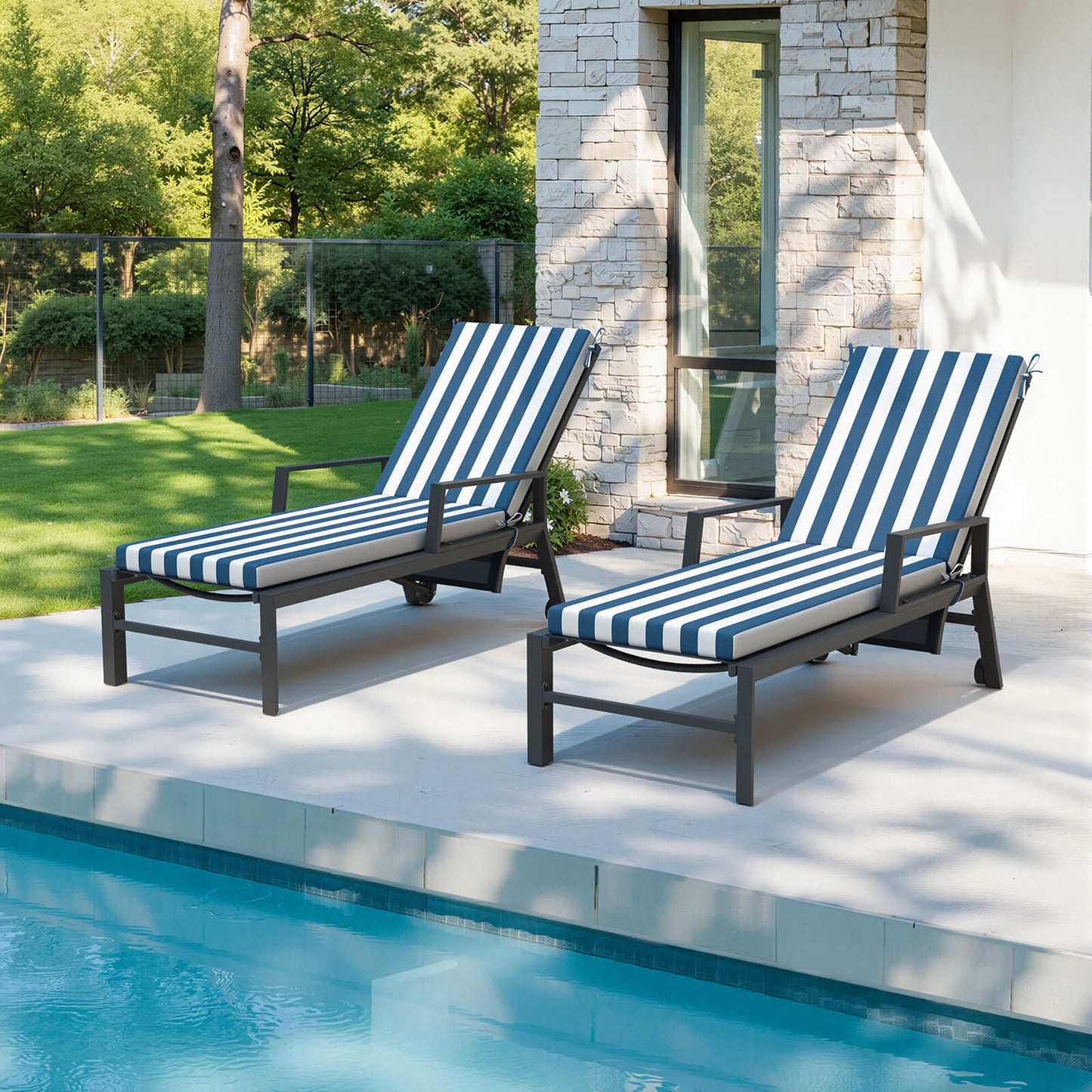 Sunbrella Outdoor Chaise Lounge Cushion