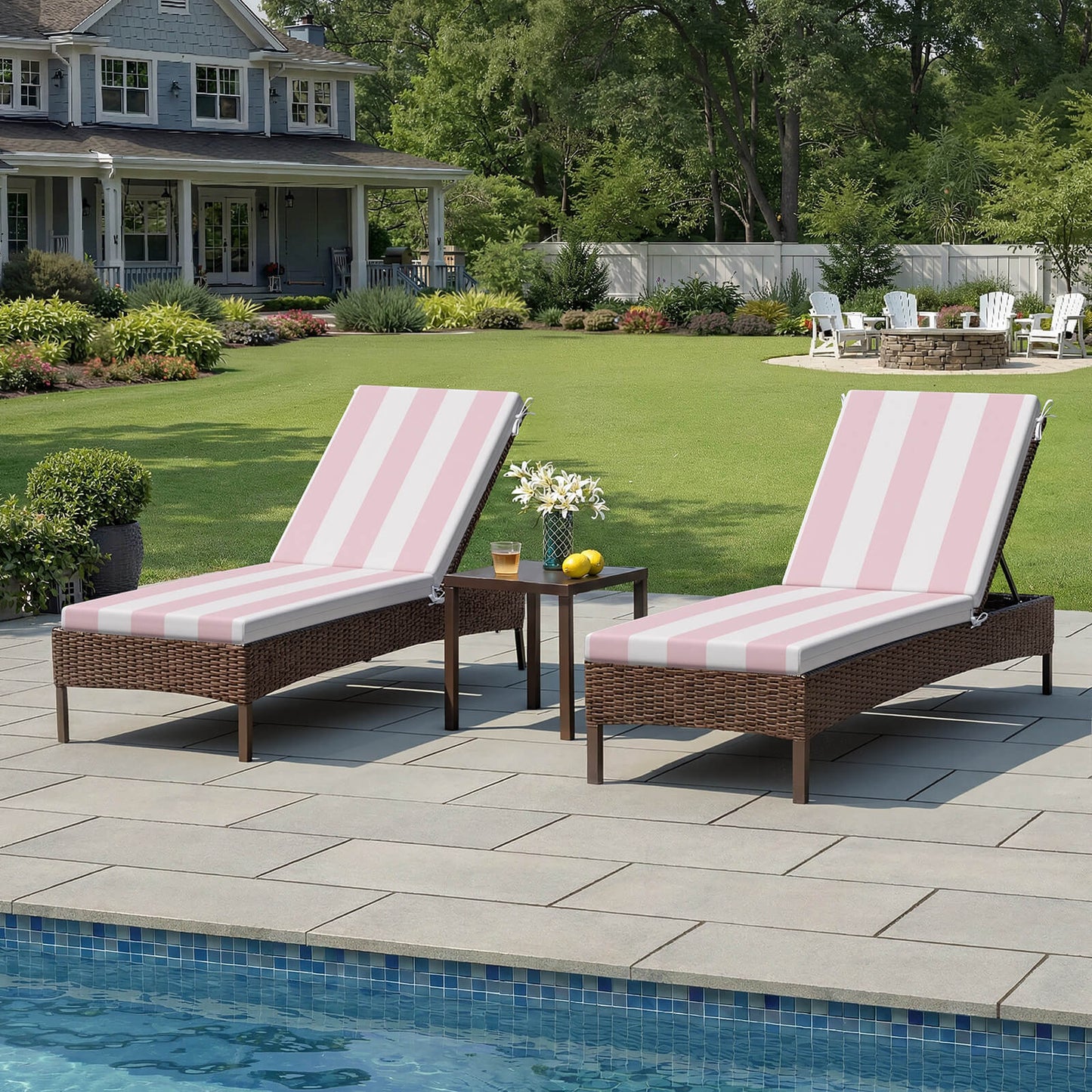Sunbrella Outdoor Chaise Lounge Cushion