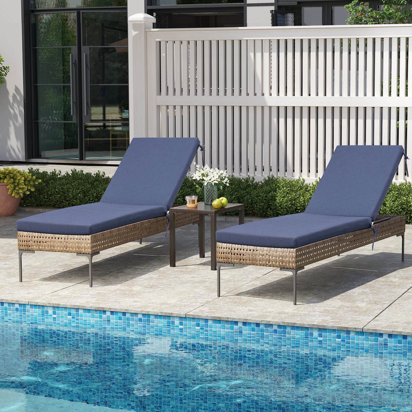 Sunbrella Outdoor Chaise Lounge Cushion