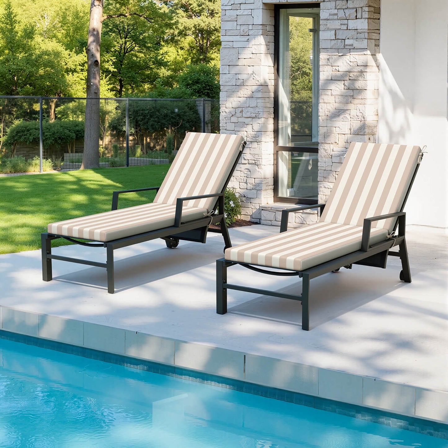 Sunbrella Outdoor Chaise Lounge Cushion