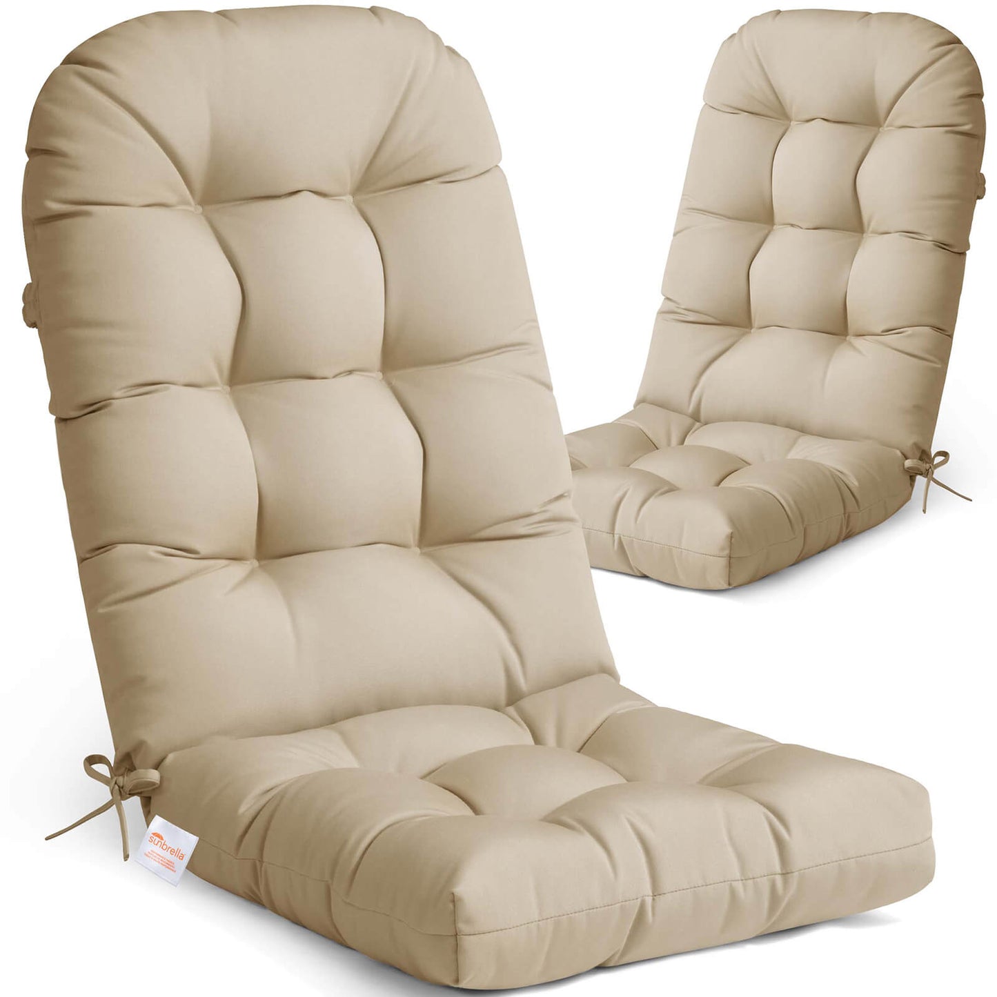High Back Adirondack Rocking Chair Cushion