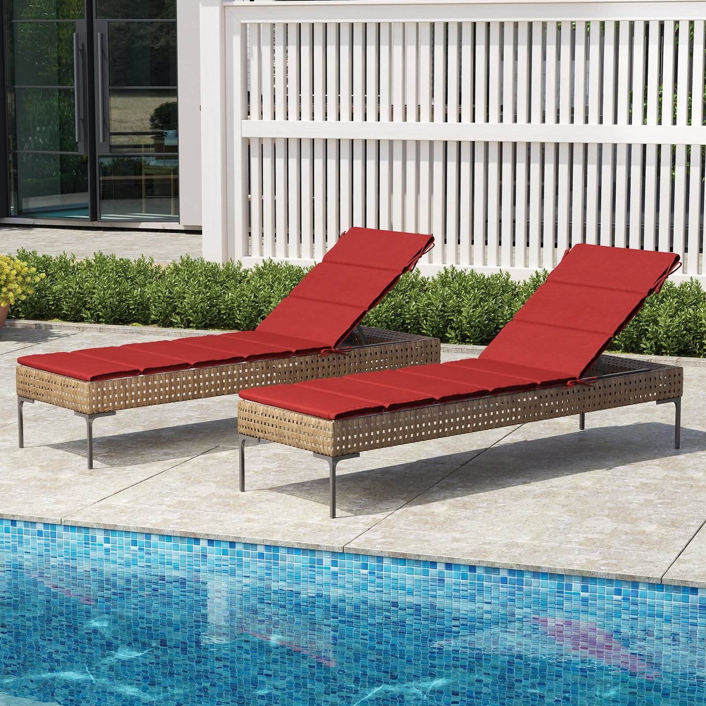 Outdoor Patio Chaise Lounge Cushion