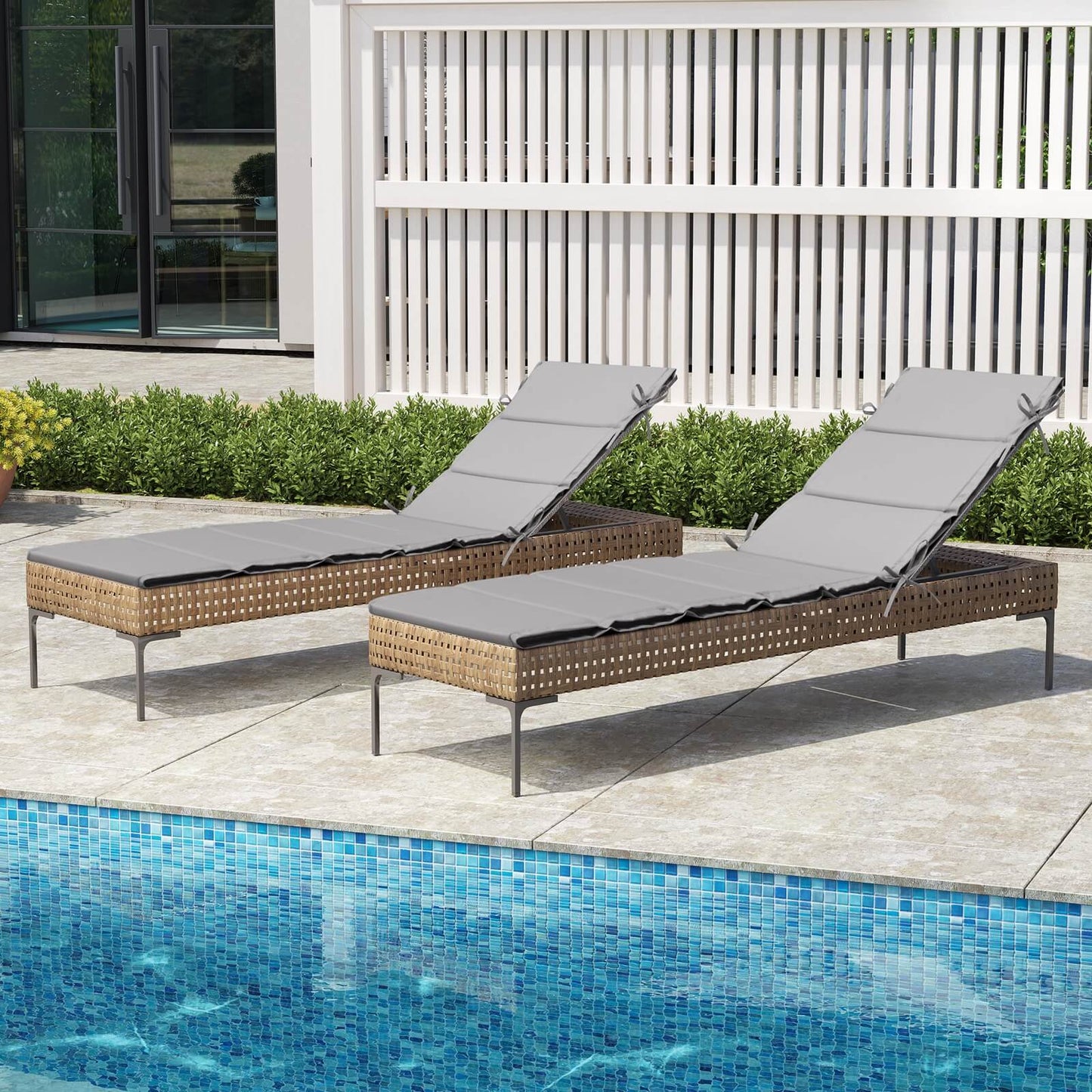 Outdoor Patio Chaise Lounge Cushion