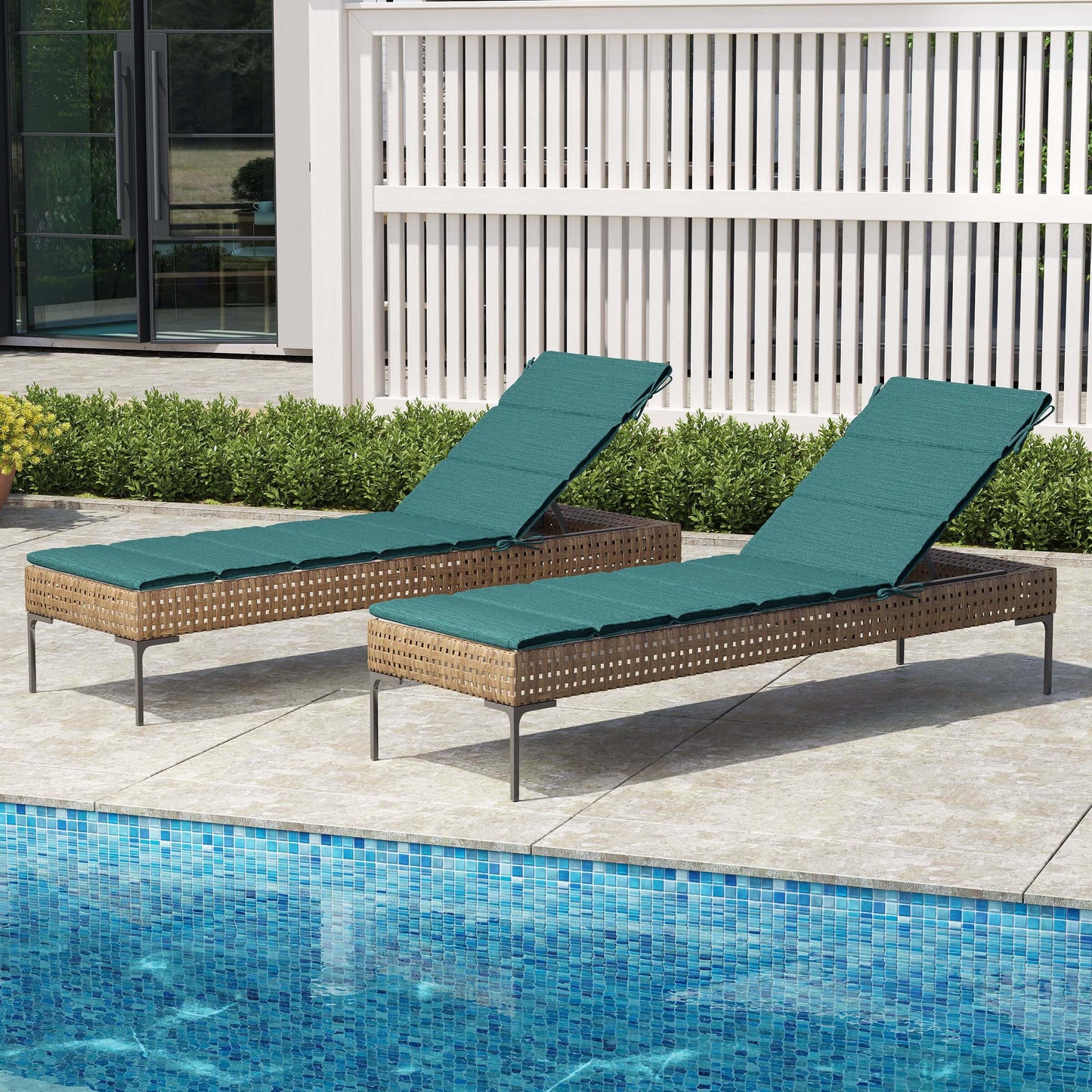 Outdoor Patio Chaise Lounge Cushion