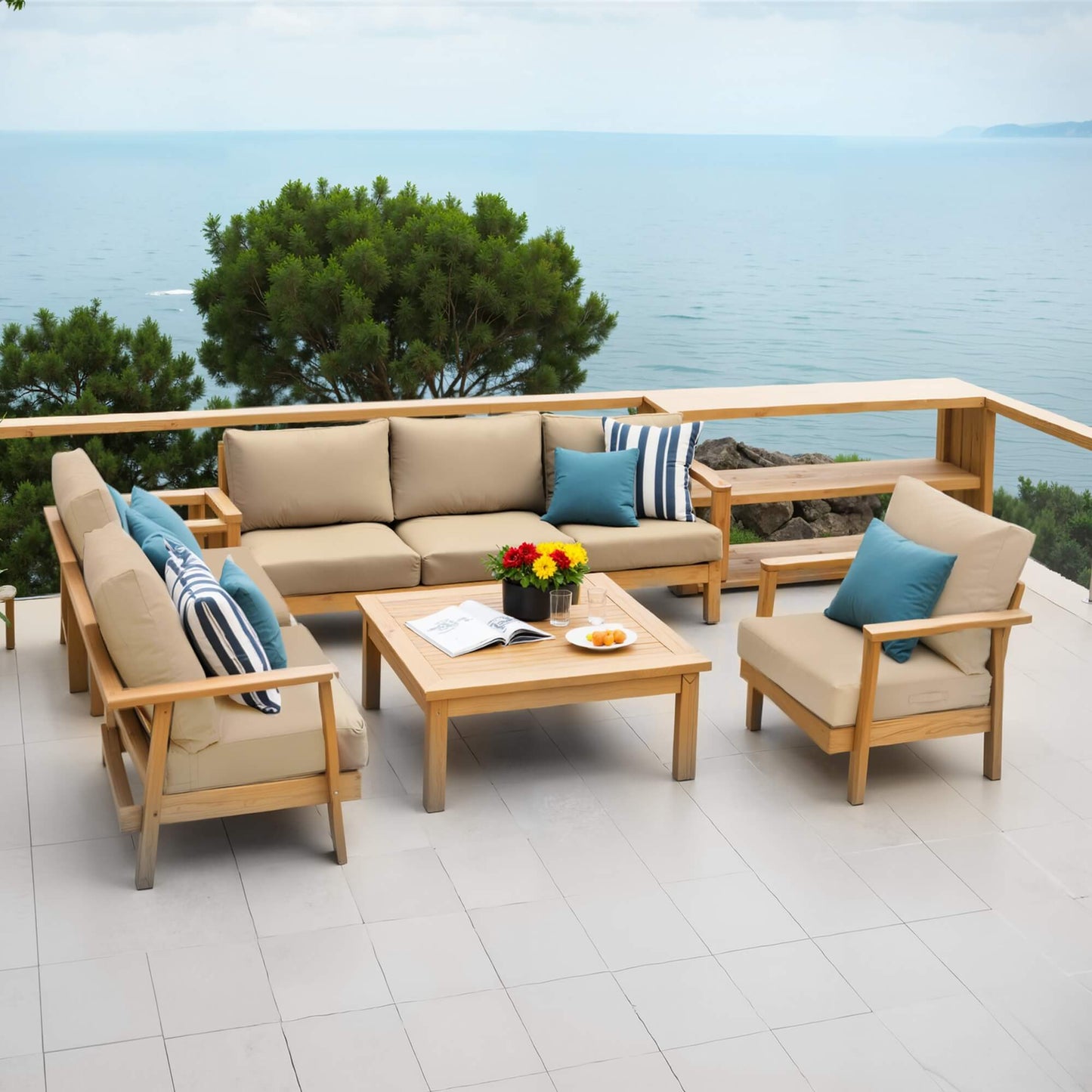 24x24" Outdoor Deep Seat Cushion