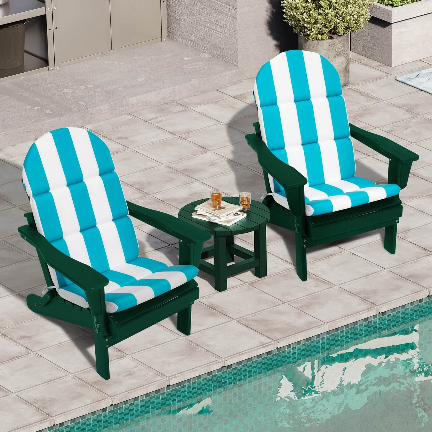 Sunbrella 50 x 20 in. Outdoor Adirondack Chair Cushion