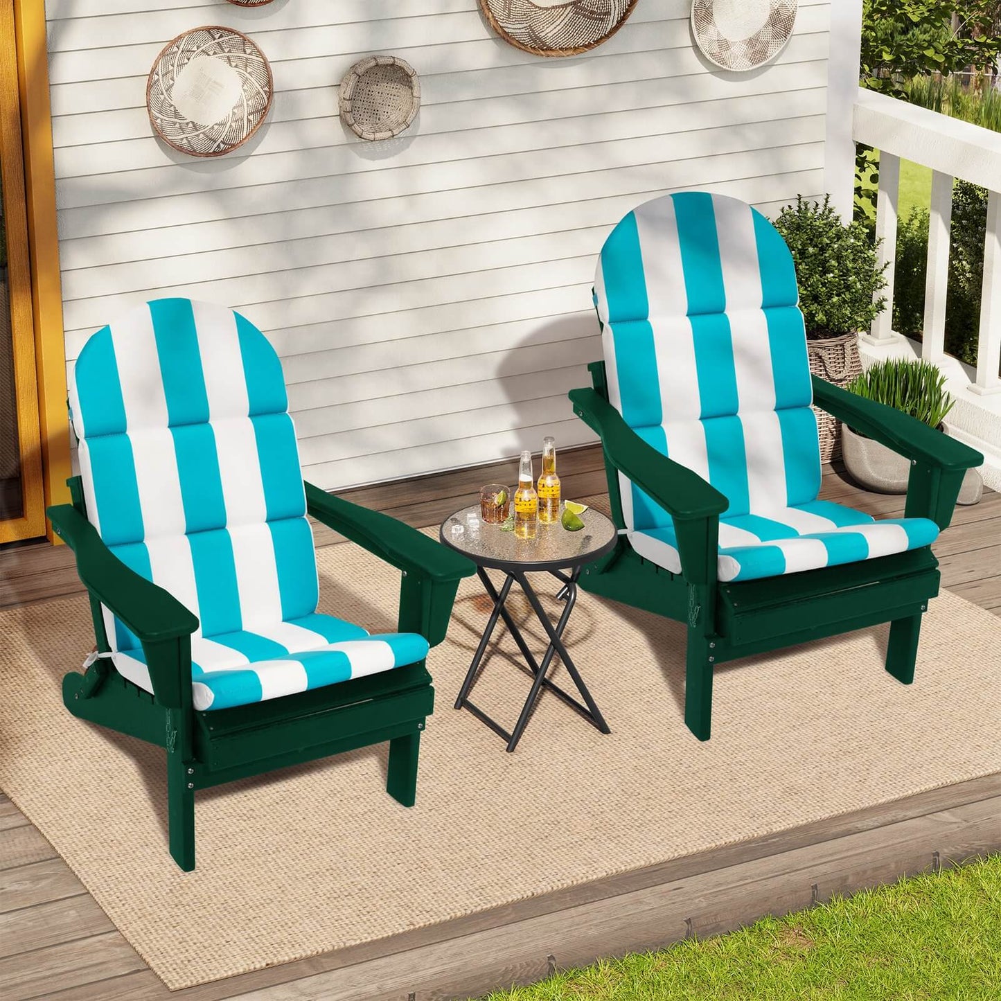 Sunbrella 50 x 20 in. Outdoor Adirondack Chair Cushion