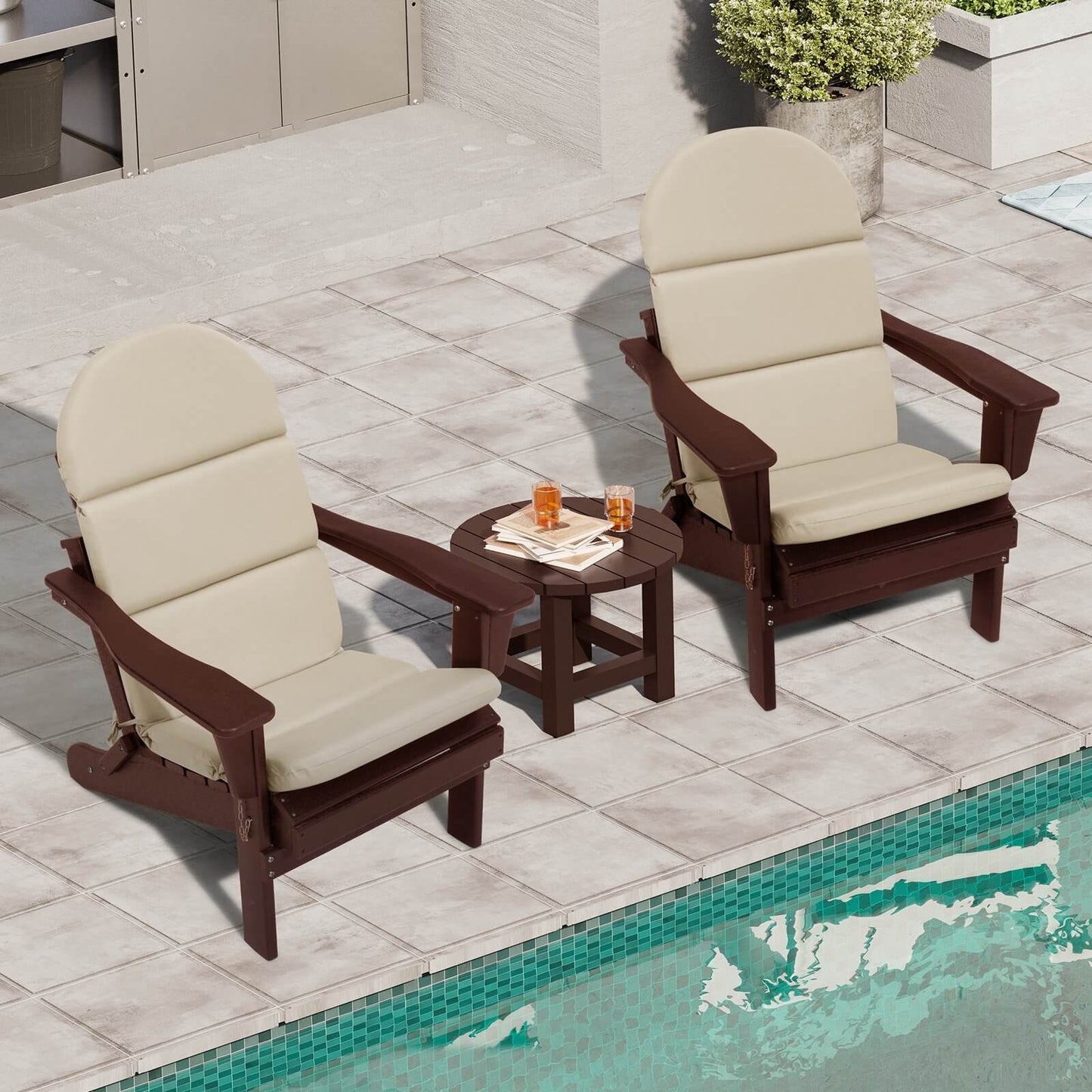 Sunbrella 50 x 20 in. Outdoor Adirondack Chair Cushion