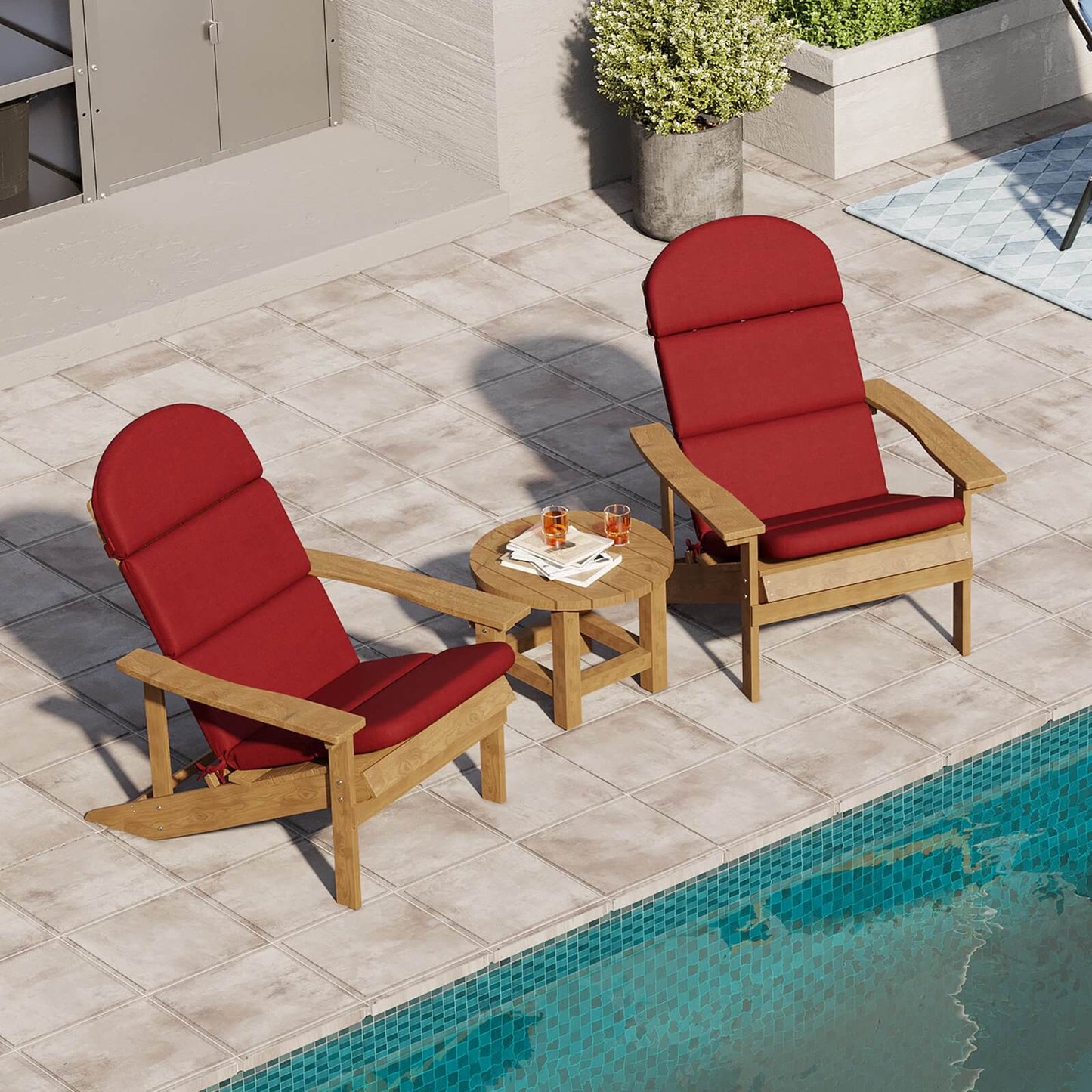 Sunbrella 50 x 20 in. Outdoor Adirondack Chair Cushion