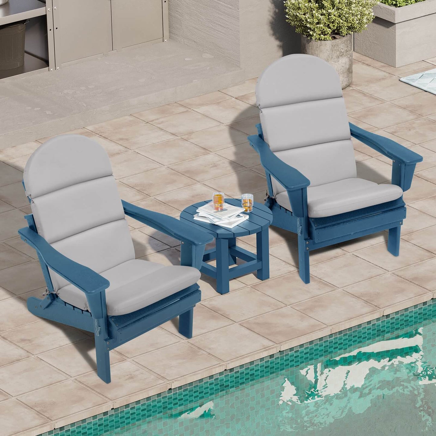Sunbrella 50 x 20 in. Outdoor Adirondack Chair Cushion