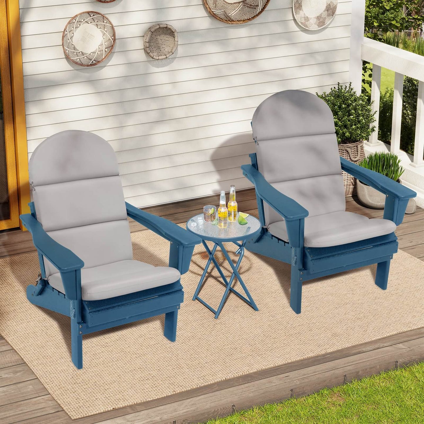 Sunbrella 50 x 20 in. Outdoor Adirondack Chair Cushion