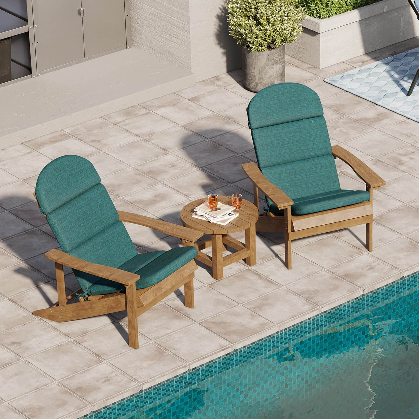 Sunbrella 50 x 20 in. Outdoor Adirondack Chair Cushion