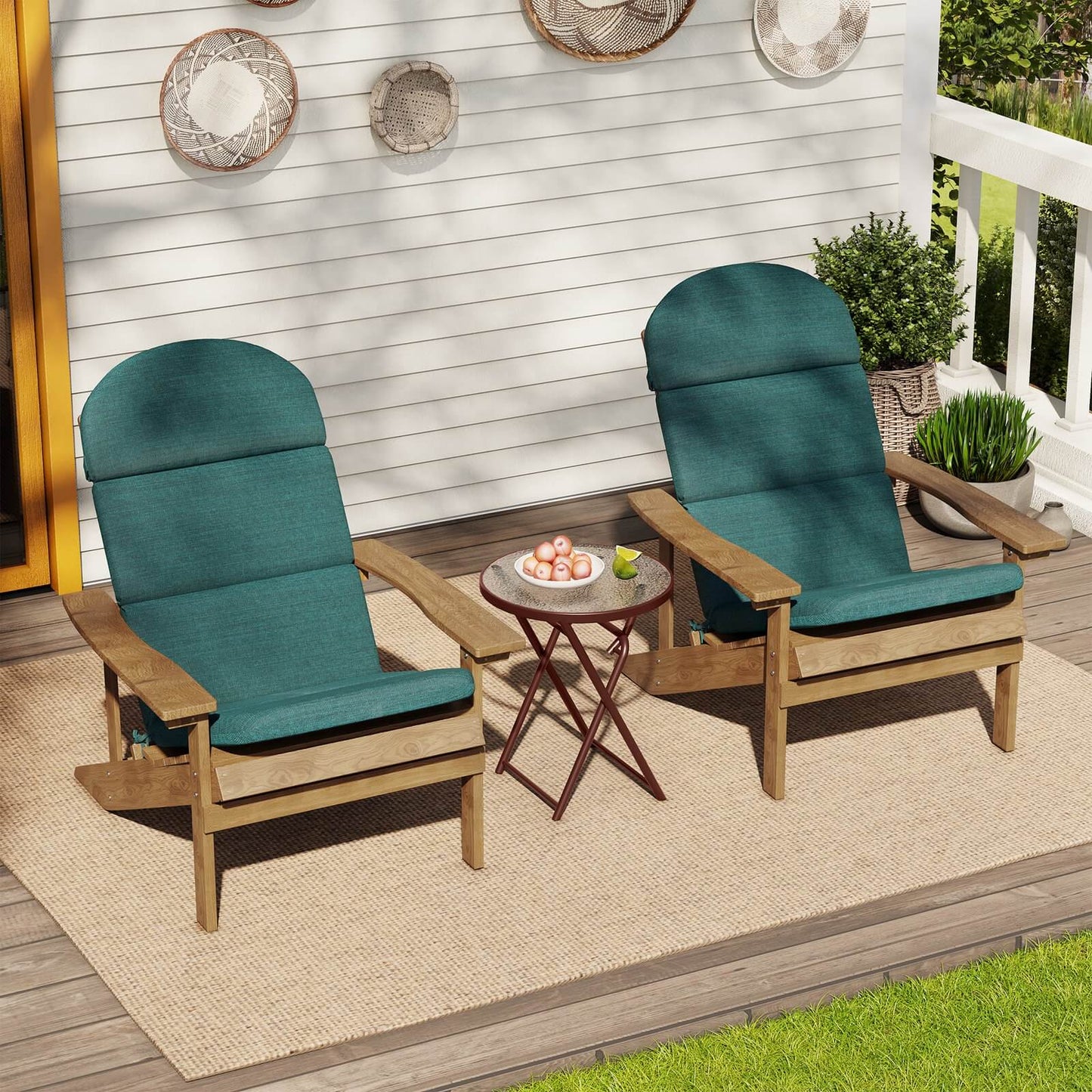 Sunbrella 50 x 20 in. Outdoor Adirondack Chair Cushion