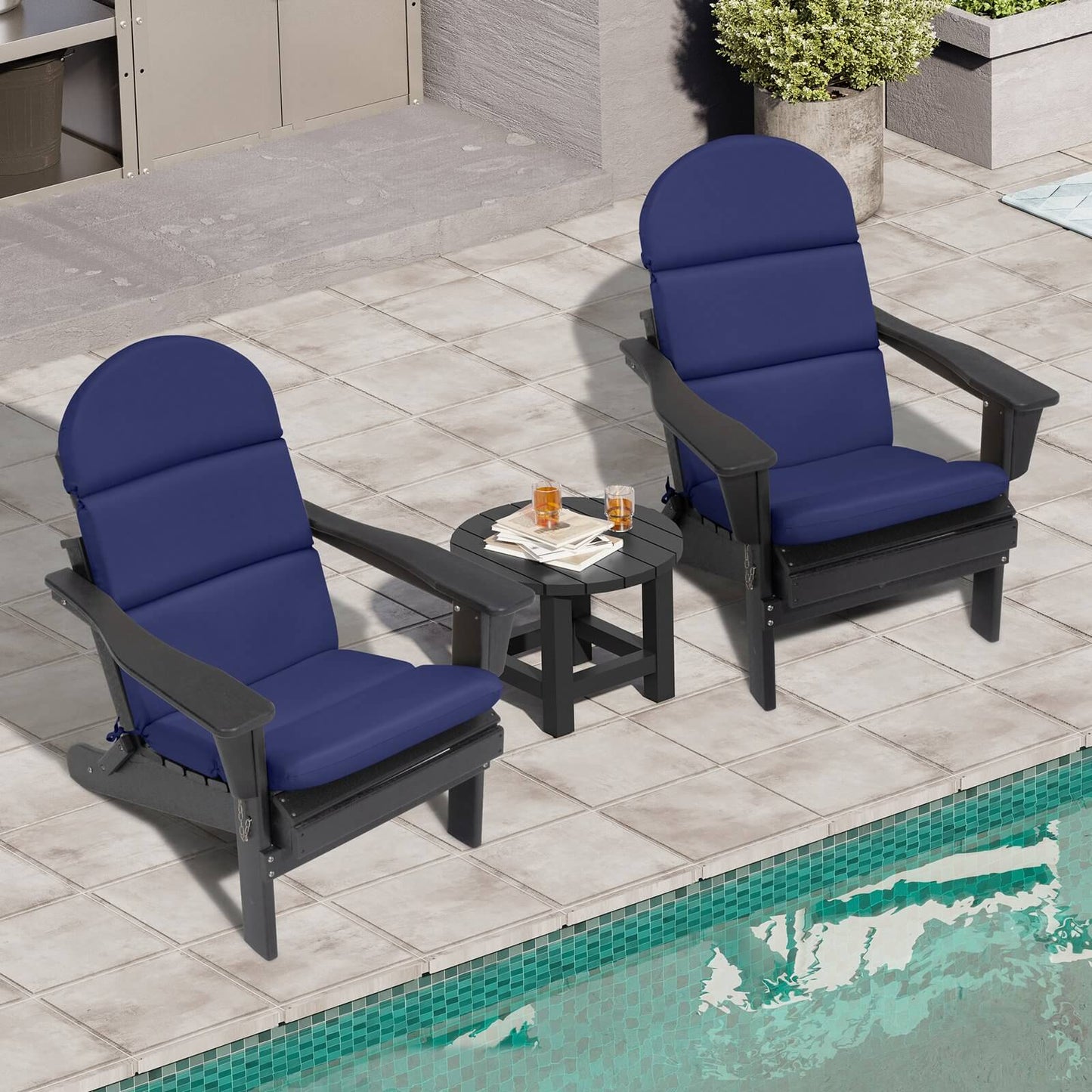 Sunbrella 50 x 20 in. Outdoor Adirondack Chair Cushion