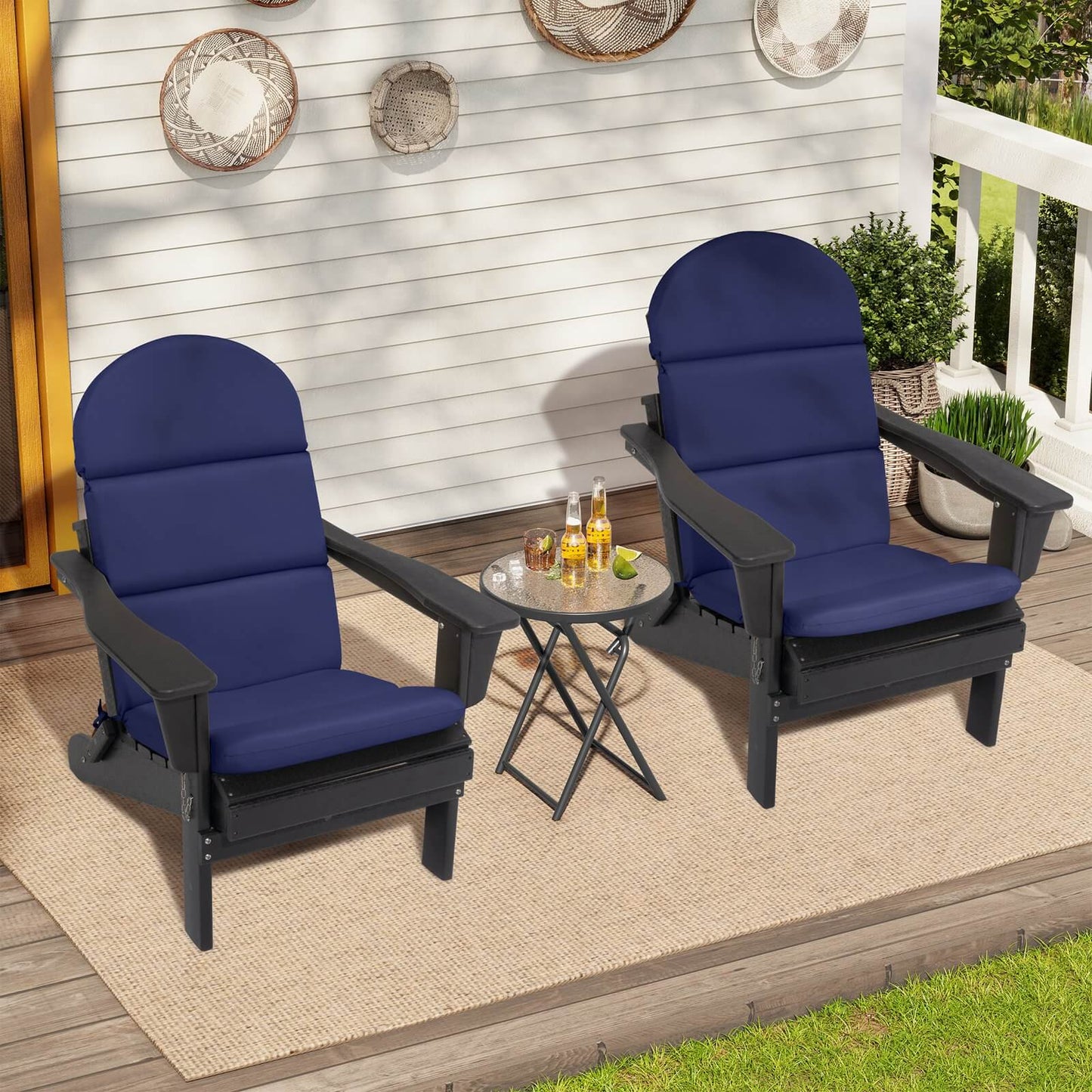 Sunbrella 50 x 20 in. Outdoor Adirondack Chair Cushion