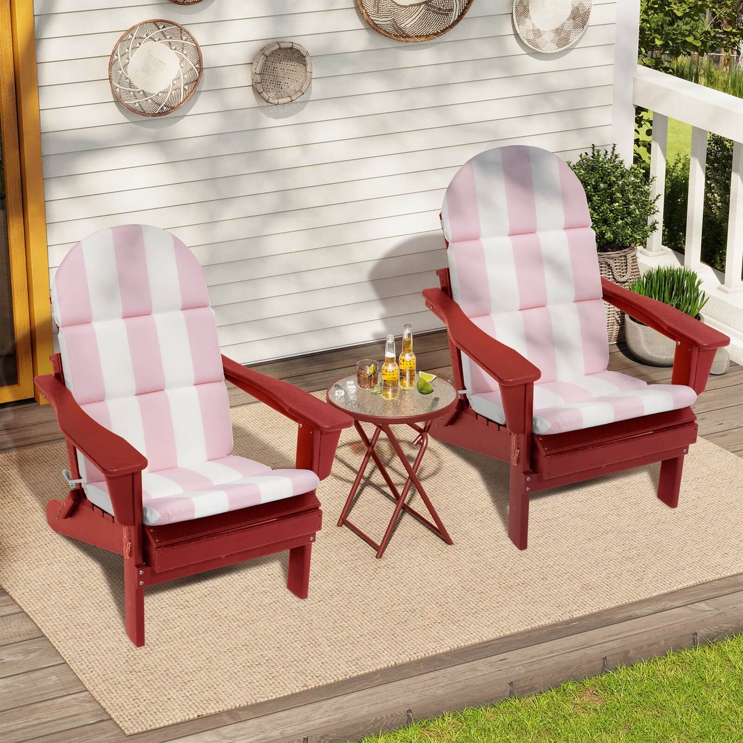 Sunbrella 50 x 20 in. Outdoor Adirondack Chair Cushion