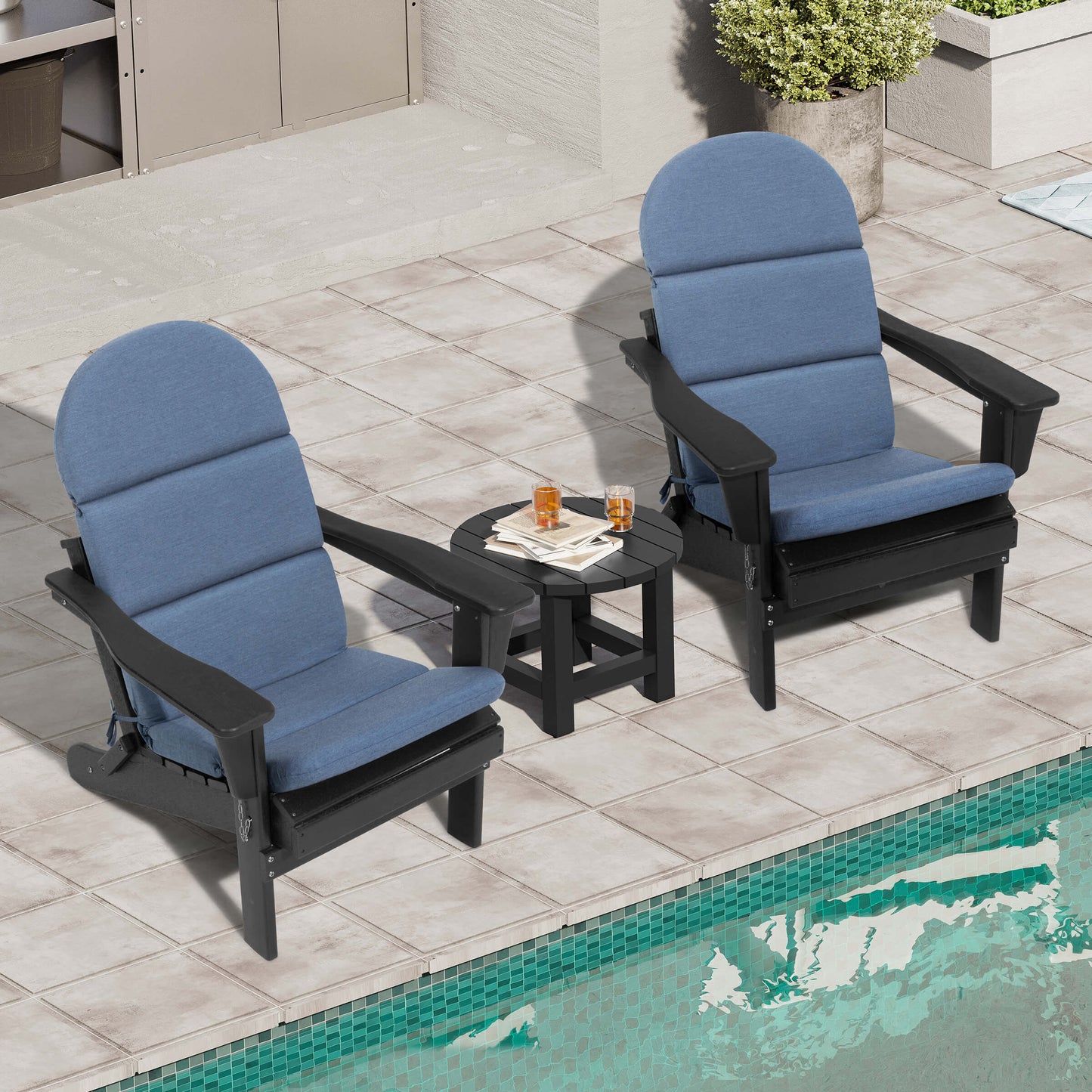 Sunbrella 50 x 20 in. Outdoor Adirondack Chair Cushion