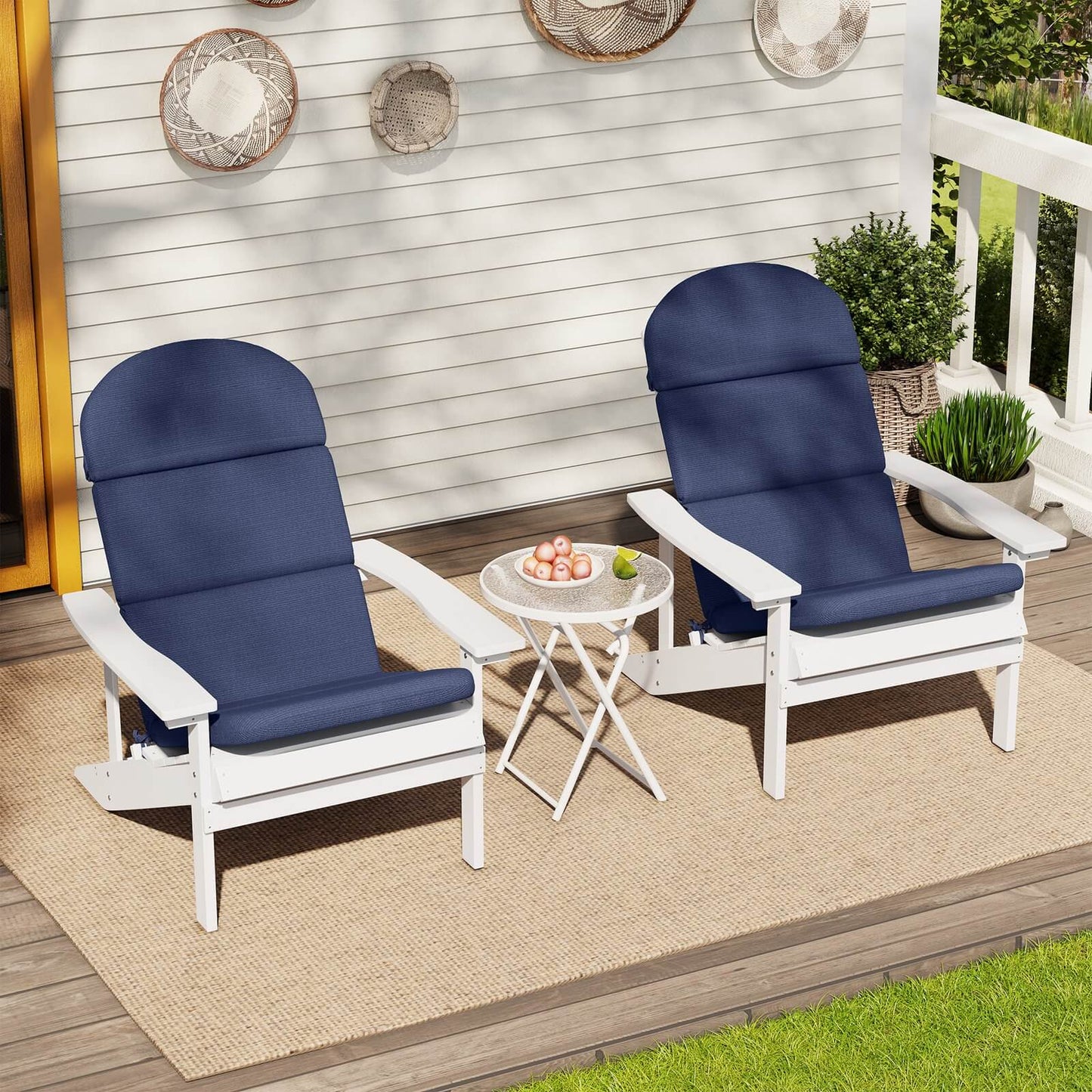 Sunbrella 50 x 20 in. Outdoor Adirondack Chair Cushion