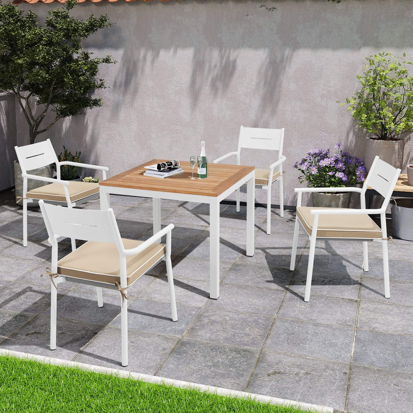 Outdoor Dining Chair Cushion Set