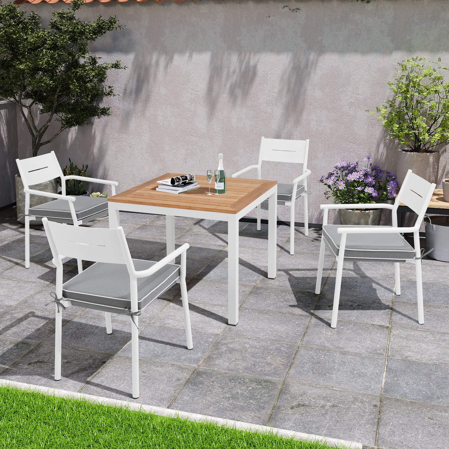Outdoor Dining Chair Cushion Set