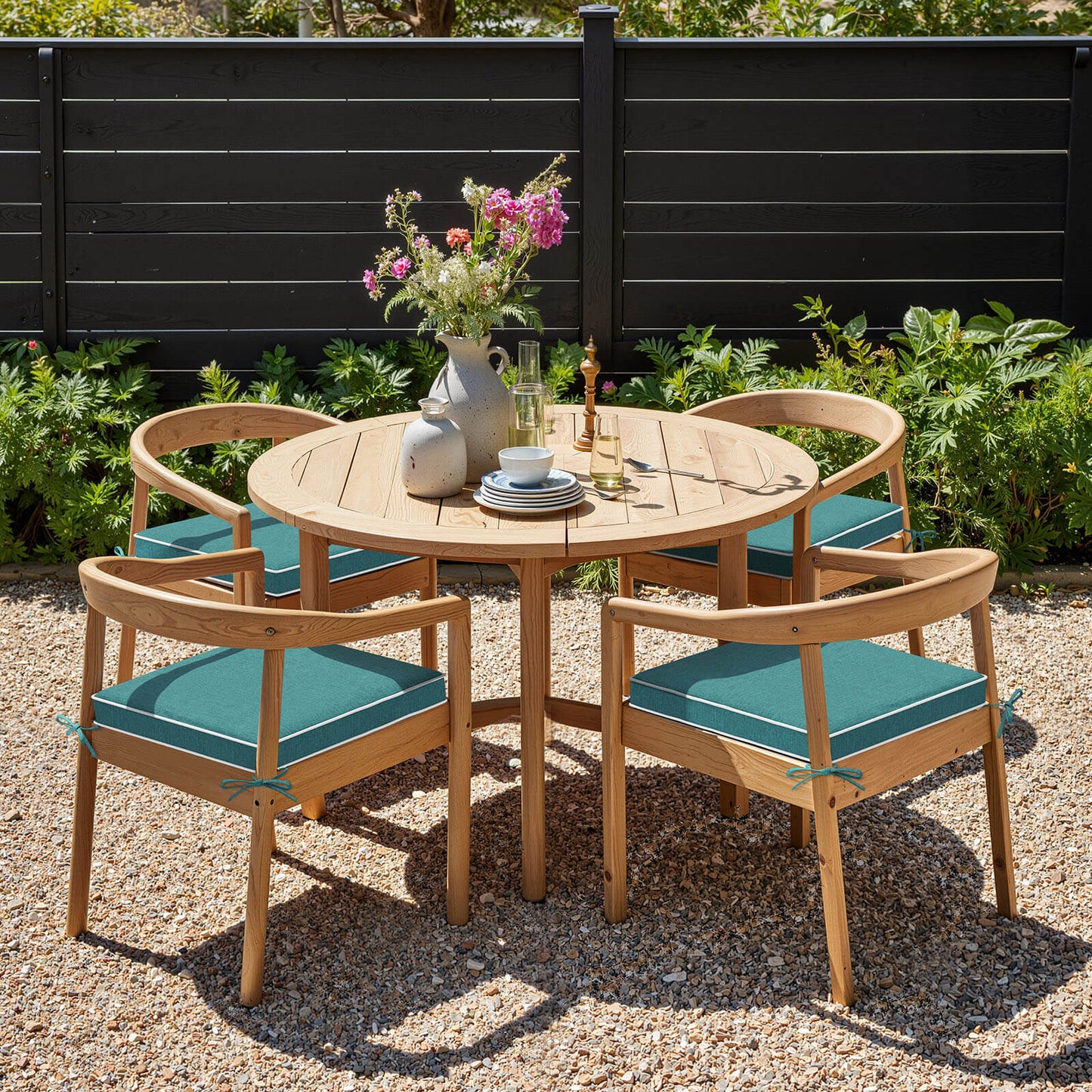Outdoor Dining Chair Cushion Set