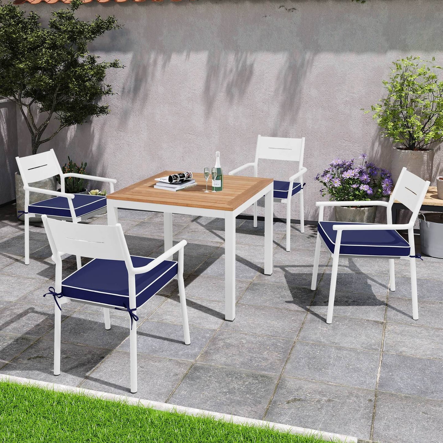 Outdoor Dining Chair Cushion Set