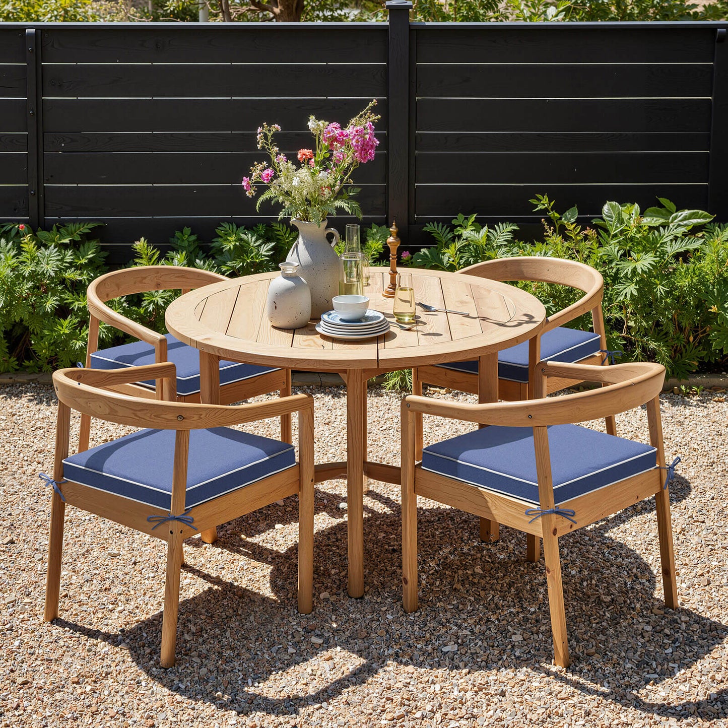 Outdoor Dining Chair Cushion Set