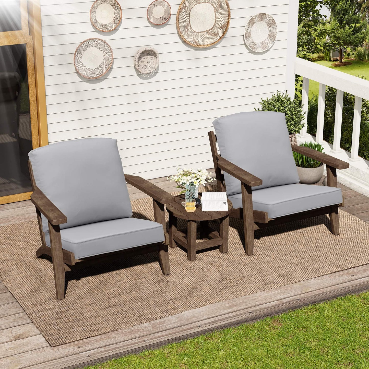 22x21" Outdoor Deep Seat Patio Cushions