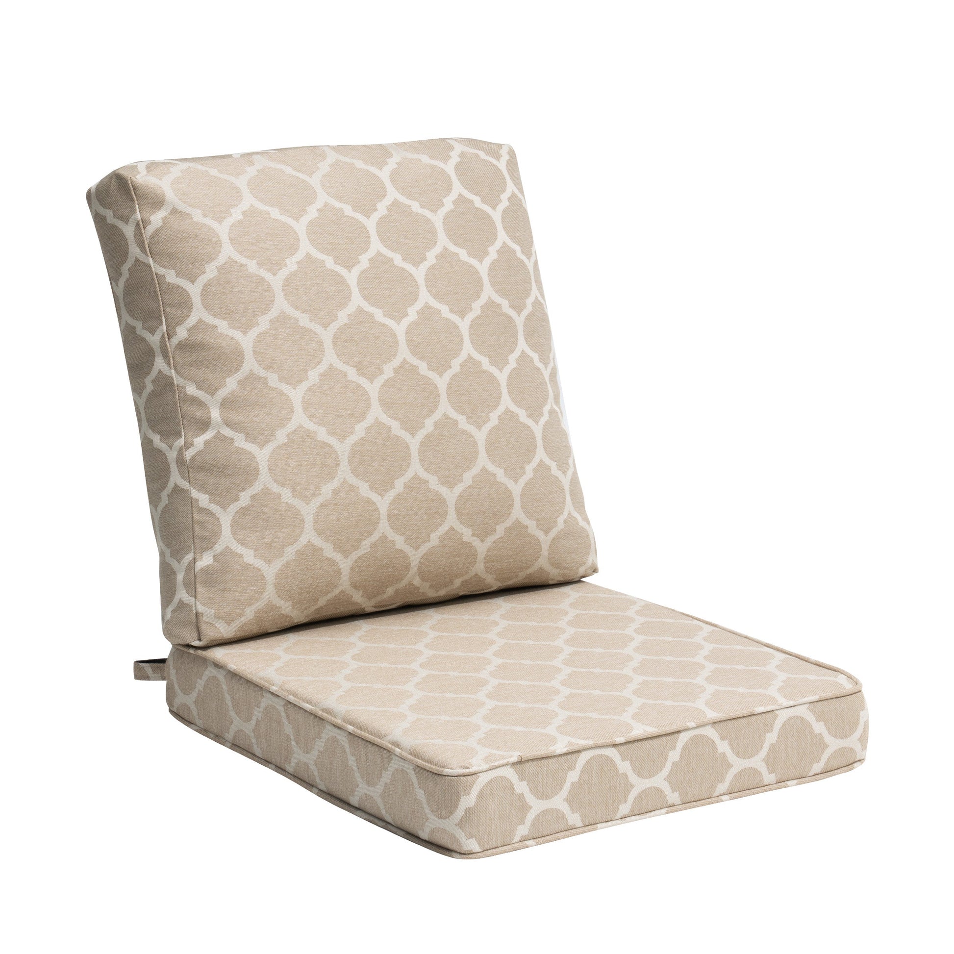 Outdoor Deep Seat Patio Cushion in Toasted Oat