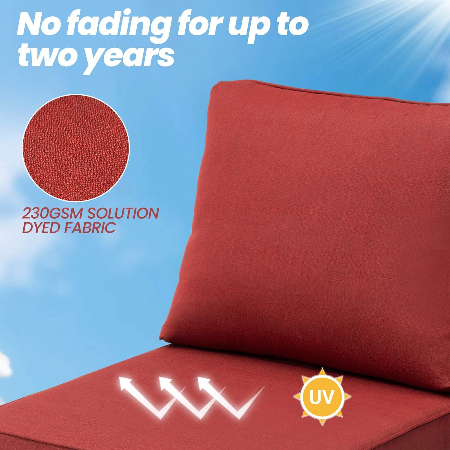 24x25" Outdoor Deep Seat Cushion Set