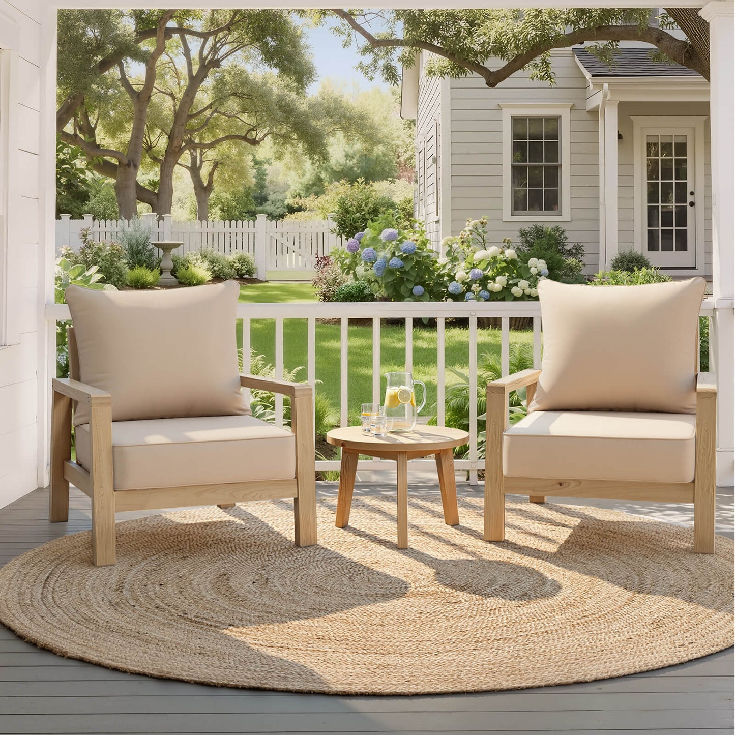 24x24" Sunbrella Outdoor Deep Seat Cushion