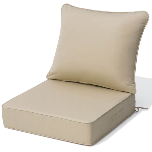 24x24" Sunbrella Outdoor Deep Seat Cushion Set