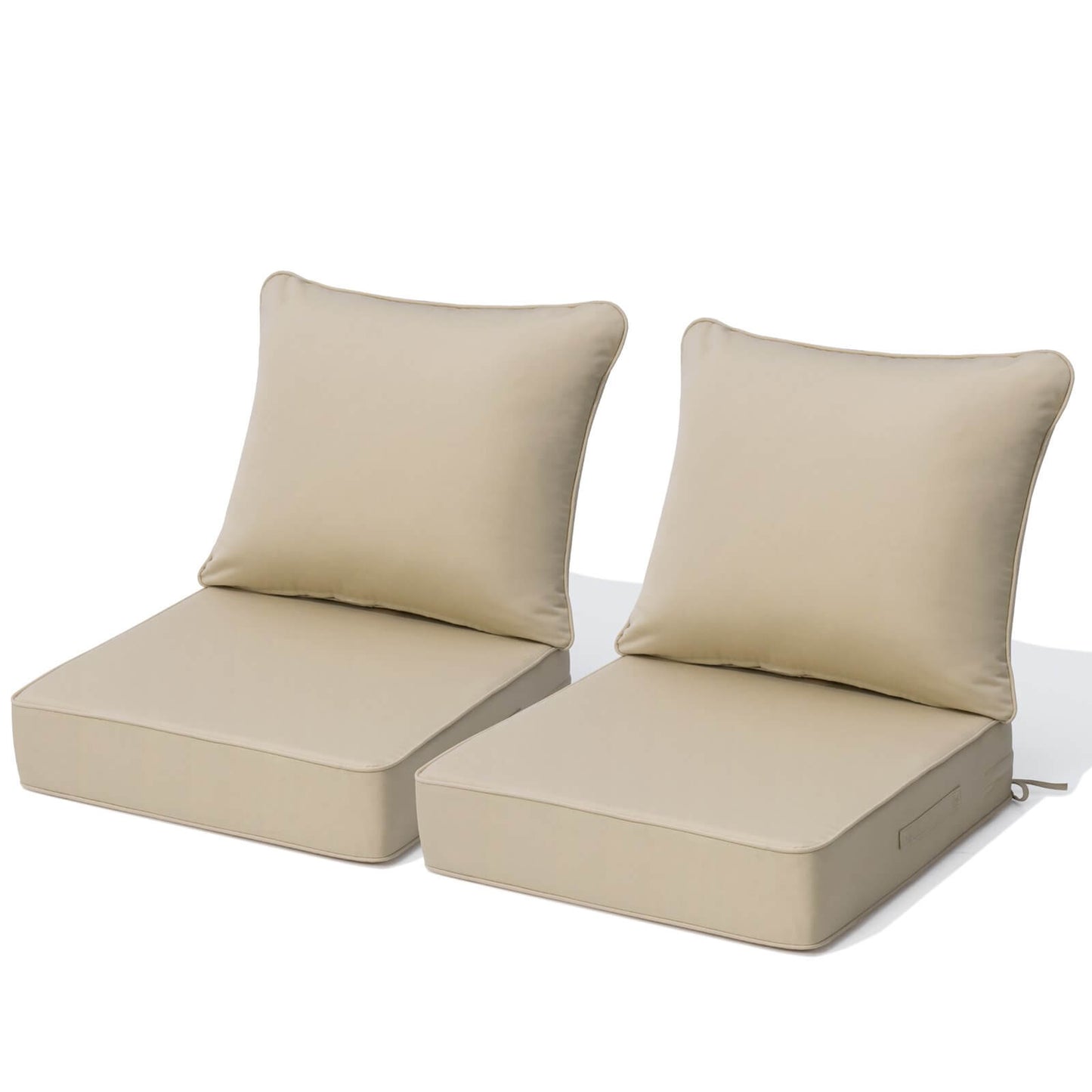 24x24" Sunbrella Outdoor Deep Seat Cushion Set