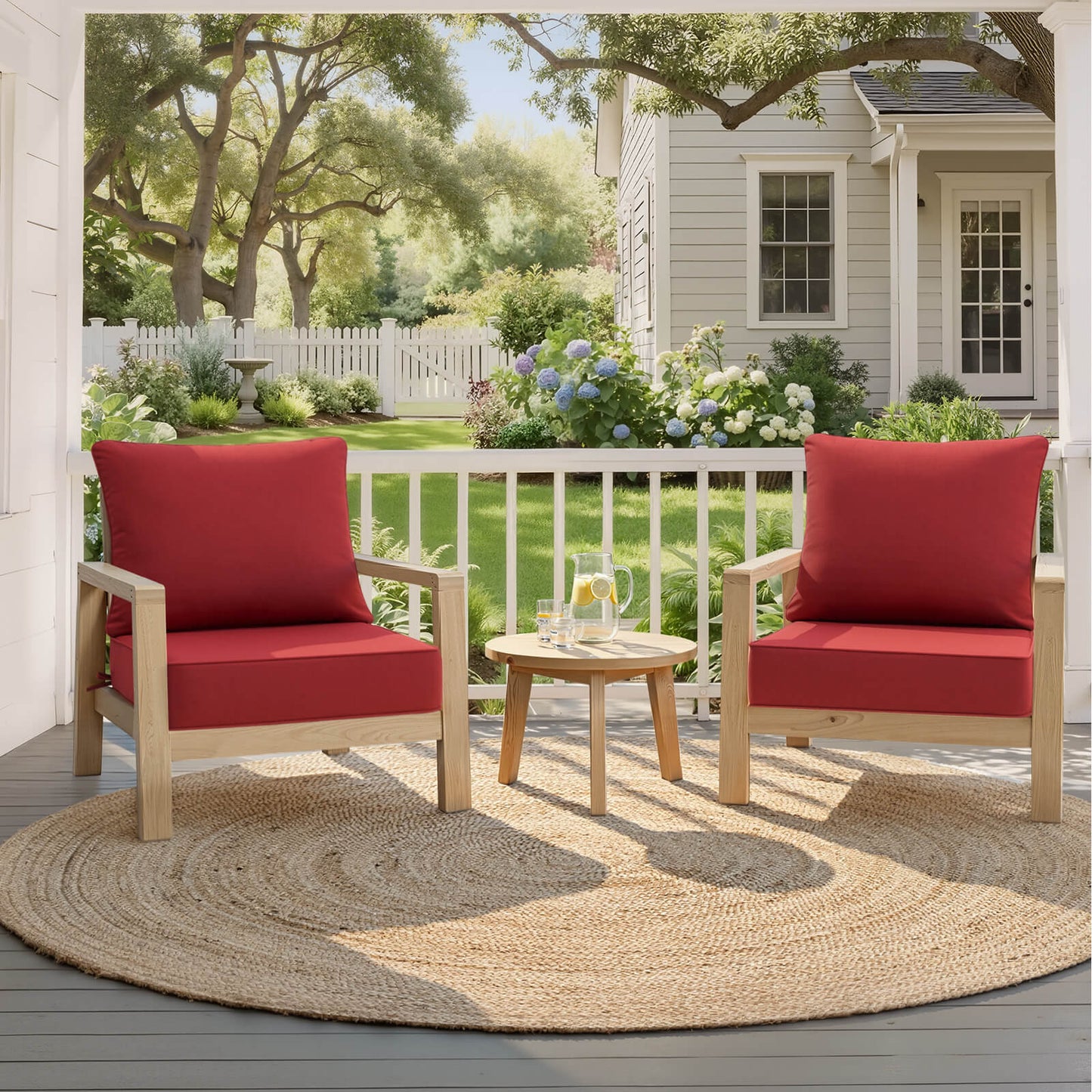 24x24" Sunbrella Outdoor Deep Seat Cushion