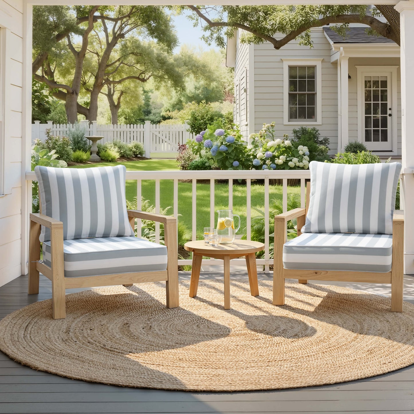 24x24" Sunbrella Outdoor Deep Seat Cushion