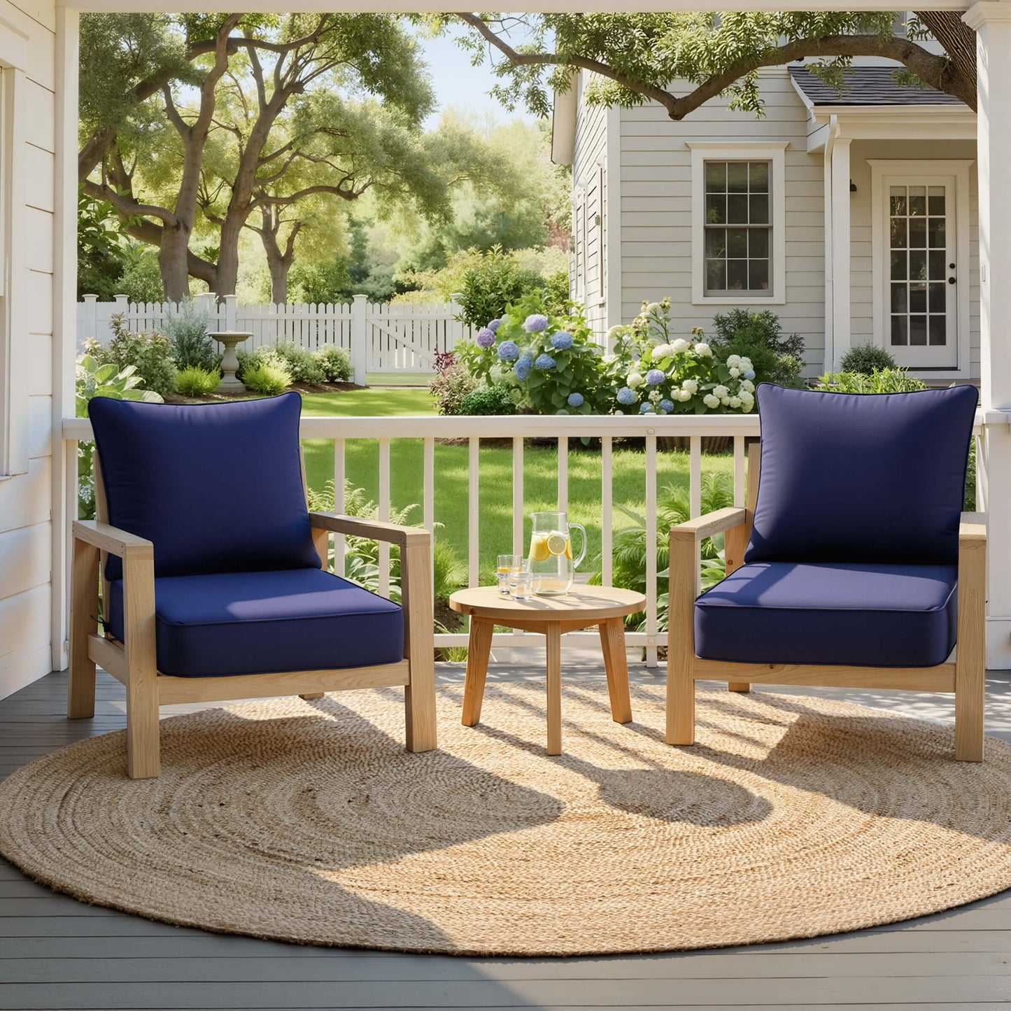 24x24" Sunbrella Outdoor Deep Seat Cushion