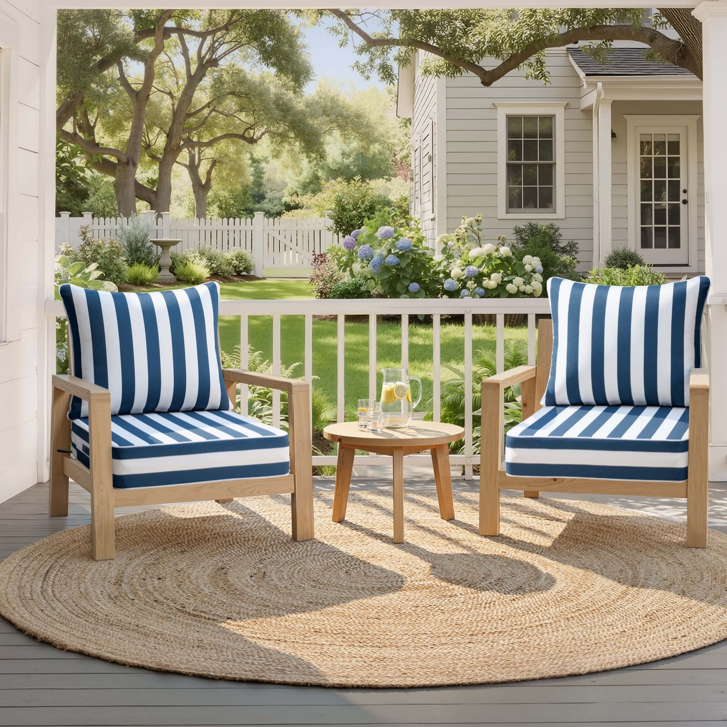 24x24" Sunbrella Outdoor Deep Seat Cushion