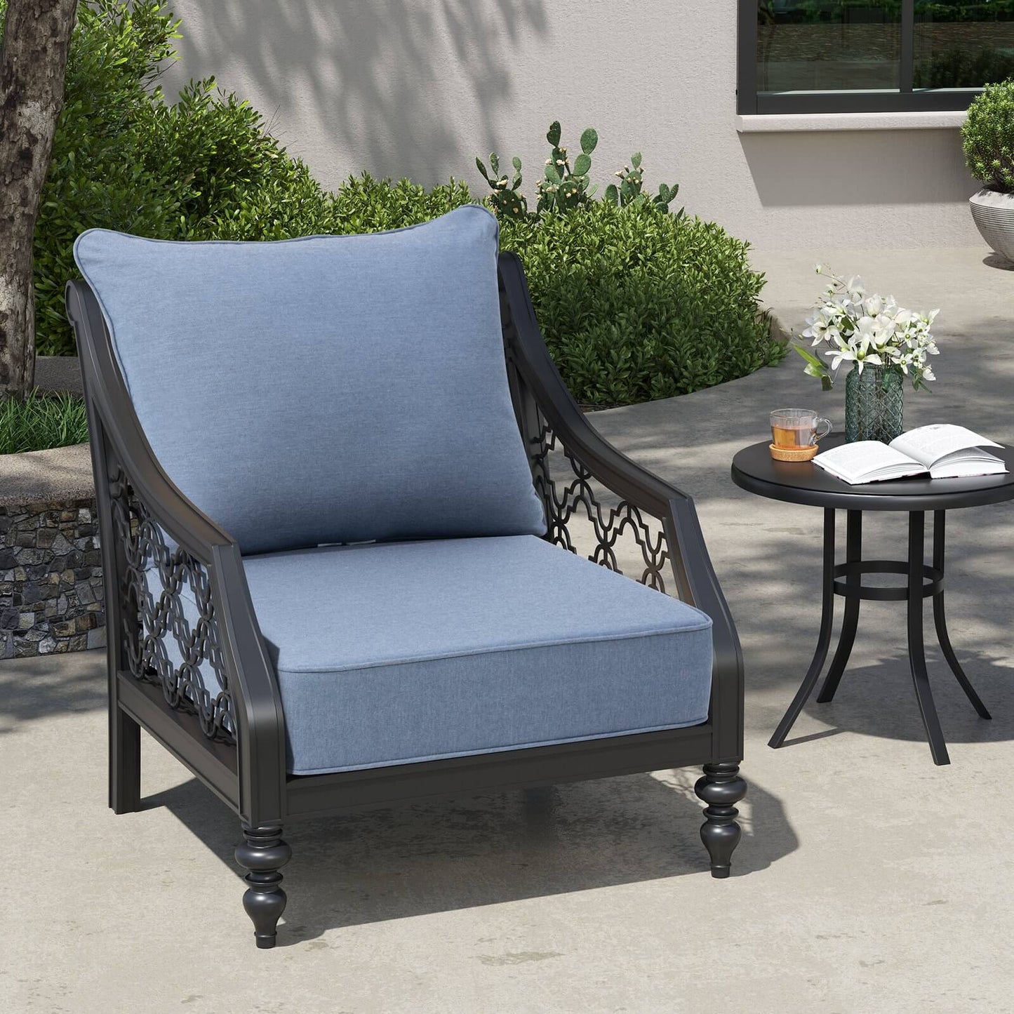 24x24" Sunbrella Outdoor Deep Seat Cushion Set