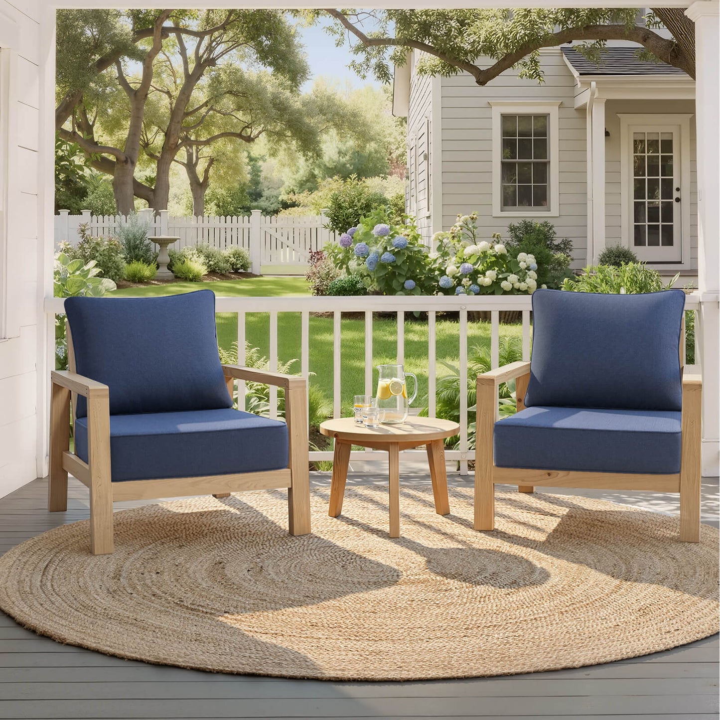 24x24" Sunbrella Outdoor Deep Seat Cushion