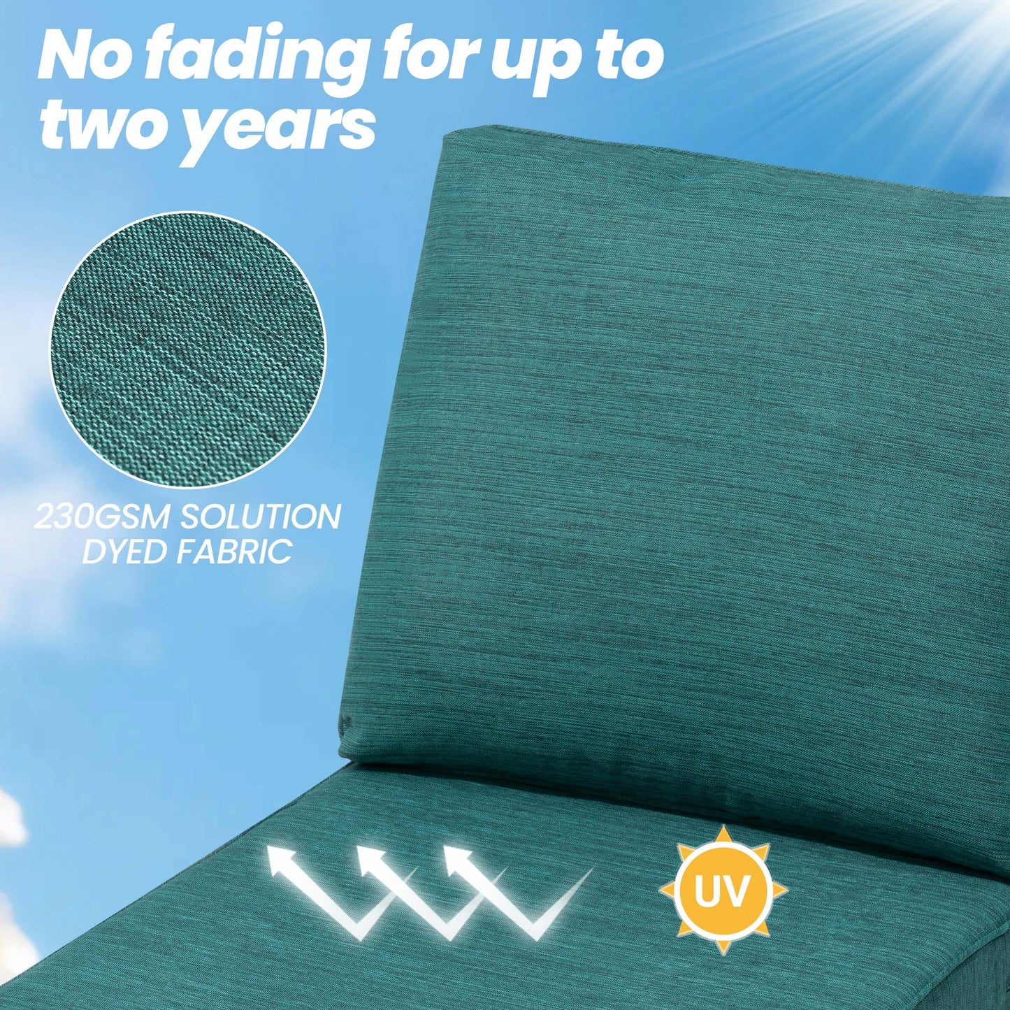 28x24" Outdoor Deep Seat Cushion Set