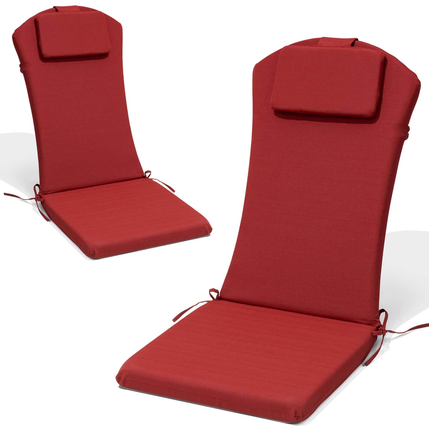50x20" Outdoor Adirondack Chair Cushion with Built-in Headrest
