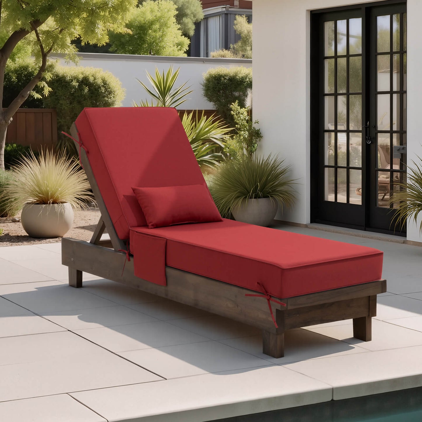 80x26" Outdoor Chaise Lounge Cushion