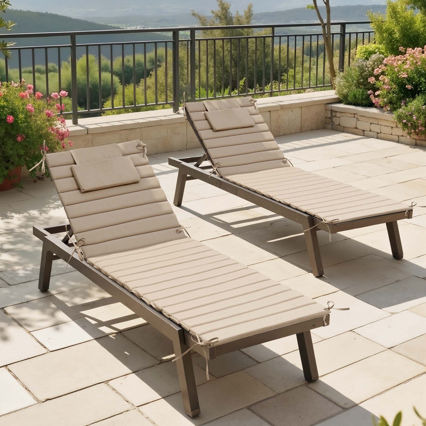 Foldable Chaise Lounge Cushion
