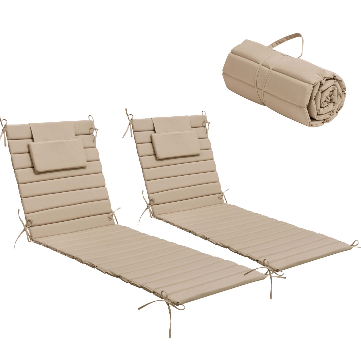 Foldable Chaise Lounge Cushion